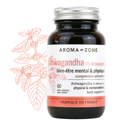 Ashwagandha BIO - 60 gélules - Complément alimentaire