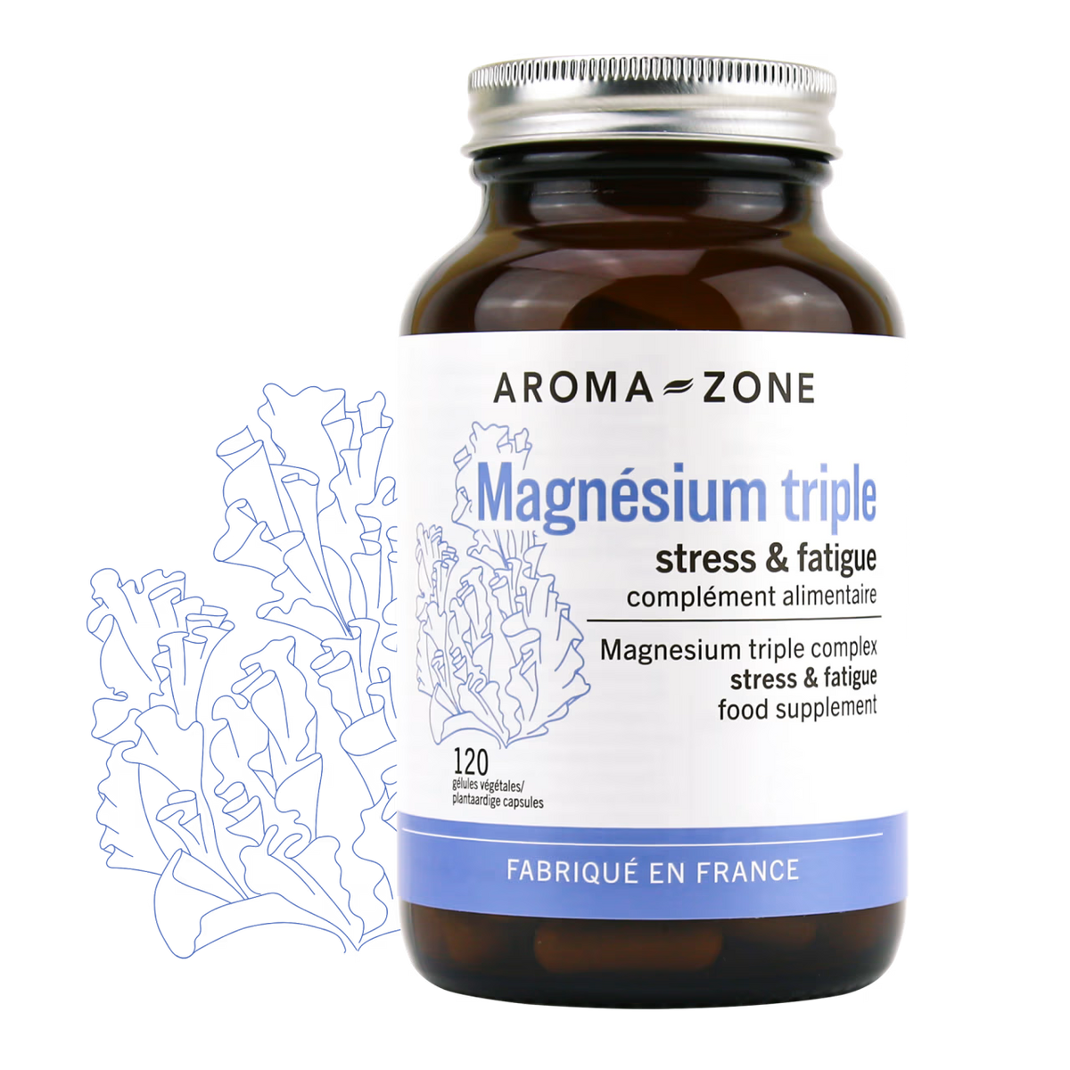 Magnésium triple 120 gélules - Complément alimentaire