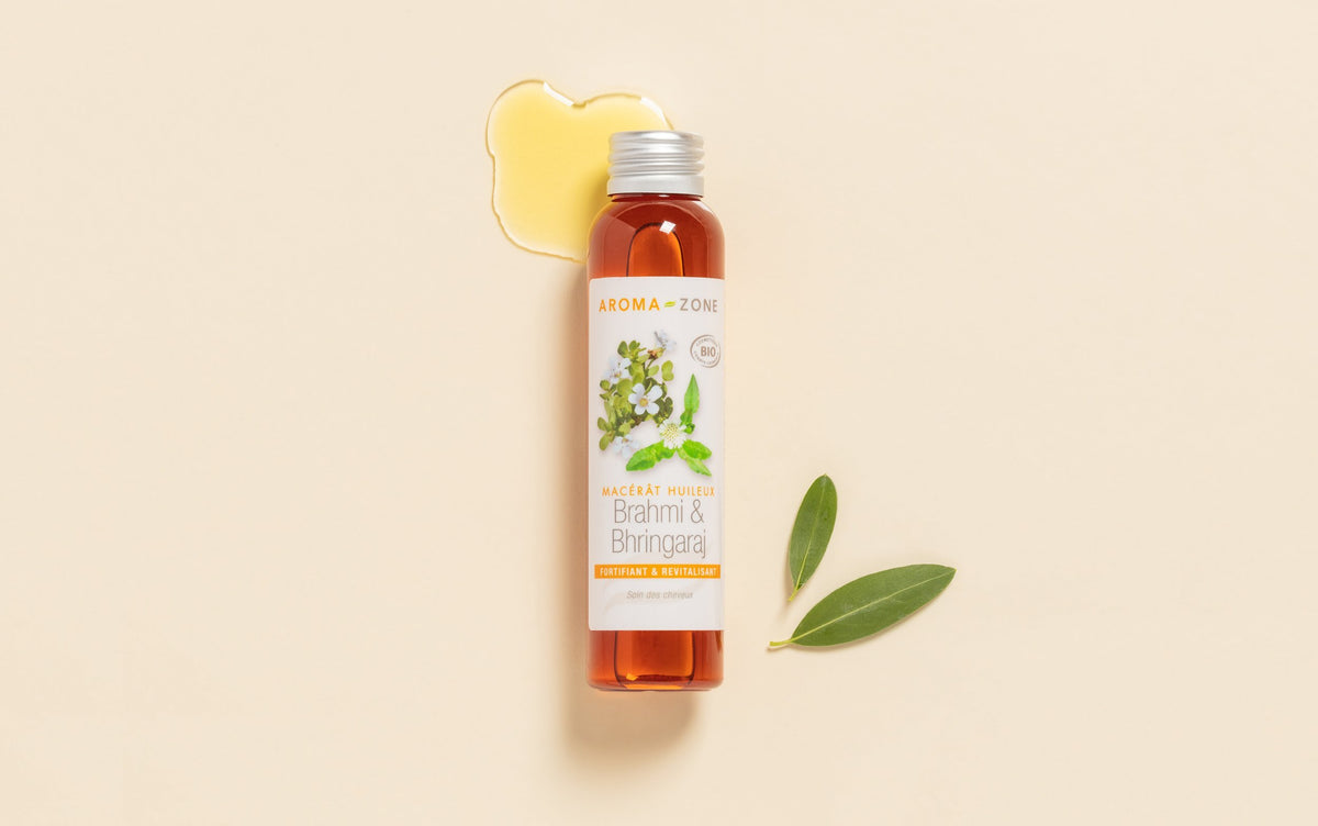 Huile de Brahmi & Bhringaraj BIO (macérât huileux)