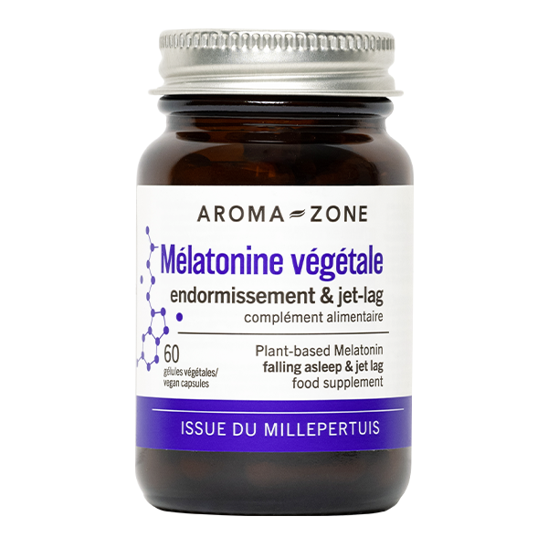 Mélatonine naturelle végétale - 60 gélules - Complément alimentaire