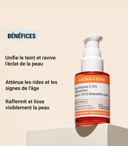 Sérum concentré Vitamine C 10% & Astaxanthine