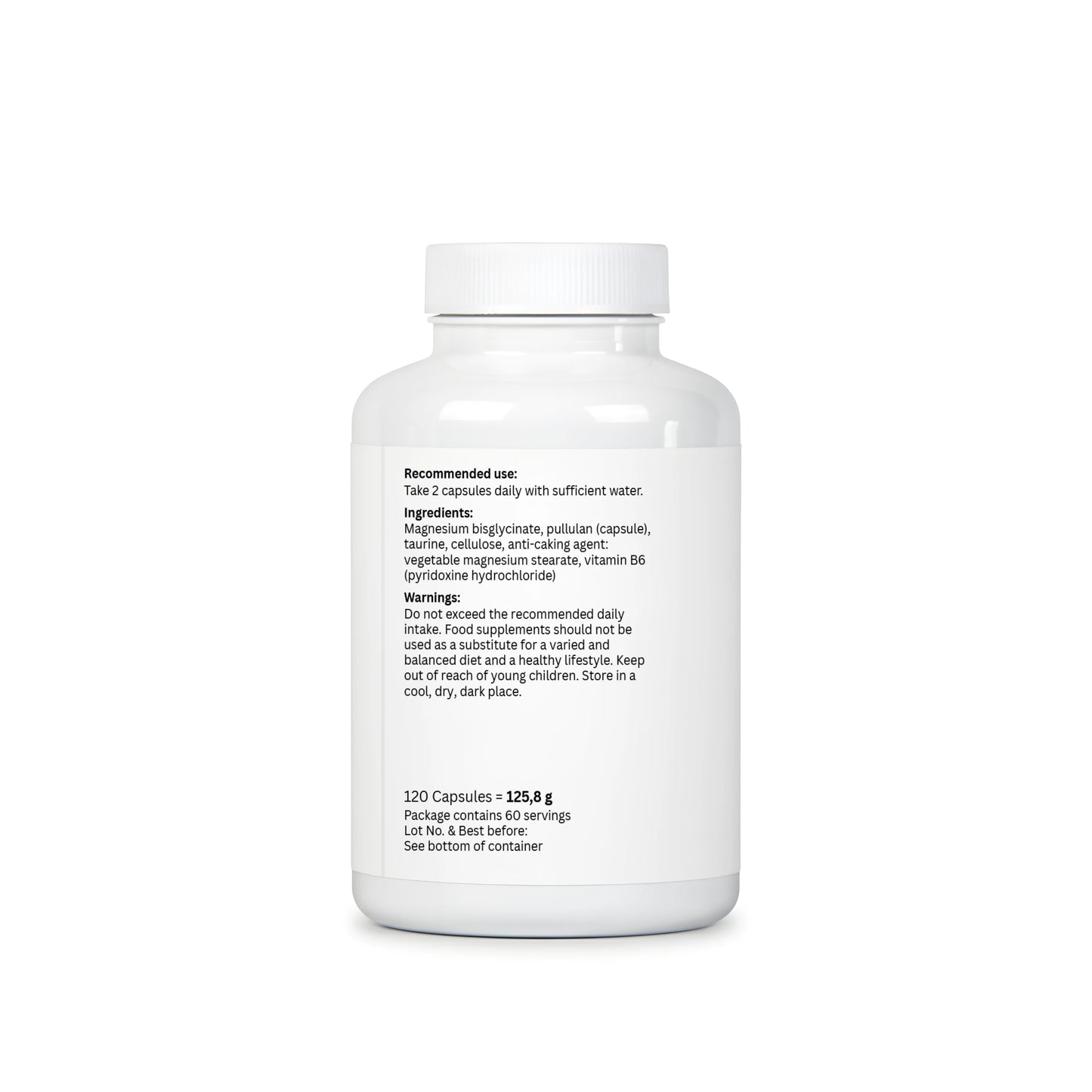 Magnesium Bisglycinate - 120 Capsules